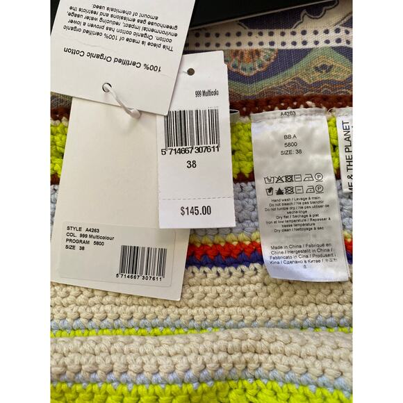 Ganni Women's Crochet String Bikini Briefs  sz US 6 (38) - Picture 4 of 4